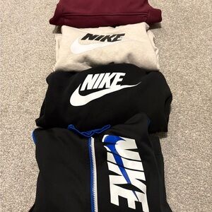 Nike Sweatshirt Collection - Maroon, Cream, Black, Blue
